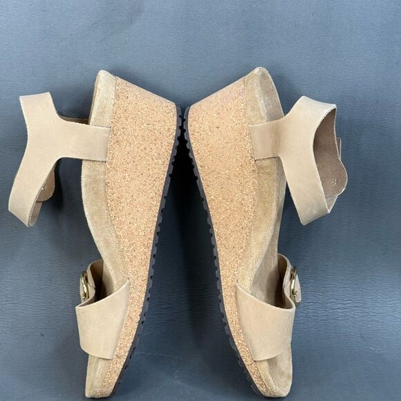 Papillio by Birkenstock Soley Leather Wedge Sandals shoes women size 9 (40) - Picture 5 of 8